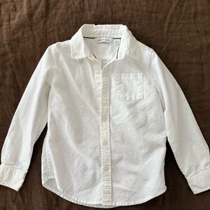 Janie and Jack White Button Down Shirt